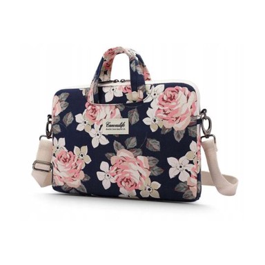 CANVASLIFE Torba za prijenosno računalo, 13–14", tamnoplava/ružičasta